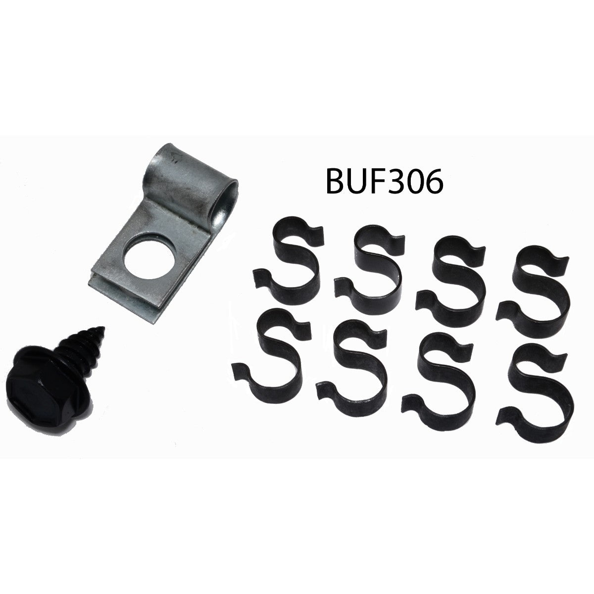 1966-67 GM Buick Skylark Gran Sport A-Body Fuel Line Clip Kit 3/8