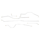 1958-59 Chevrolet GMC Truck Std. Cab Shortbed, 3/16" F to R Line, Manual Drum Brake Line Kit 6pc, OE Steel