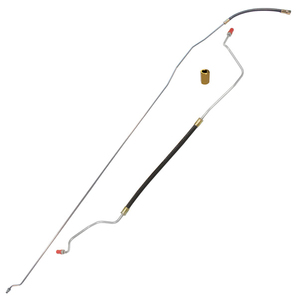 1995-96 Chevrolet GMC Truck 2WD 1/2-Ton Small Block V8 (Vortec) FI Ext. Cab Longbed 5/16" Fuel Return Lines 2pc, OE Steel