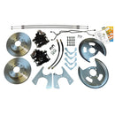 1964-1972 GM A-Body Rear Disc Conversion Kit Standard Rotors w/ Parking Brakes & Backing Plates