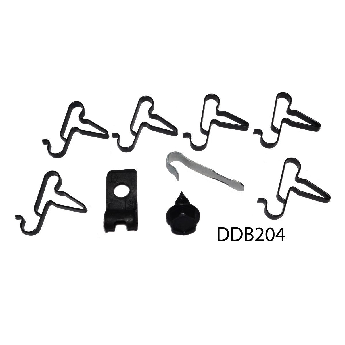 1973-74 Dodge Plymouth A-Body Brake Line Clip Kit 9pc