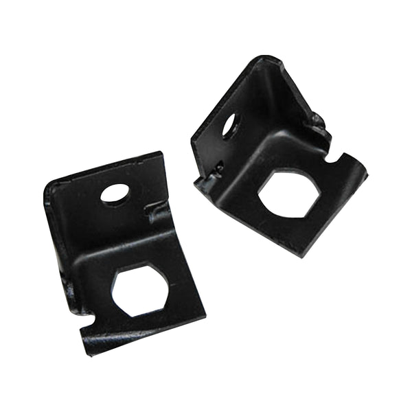 1969-72 A-body GM Drum Front Hose Brackets at Frame, Pair