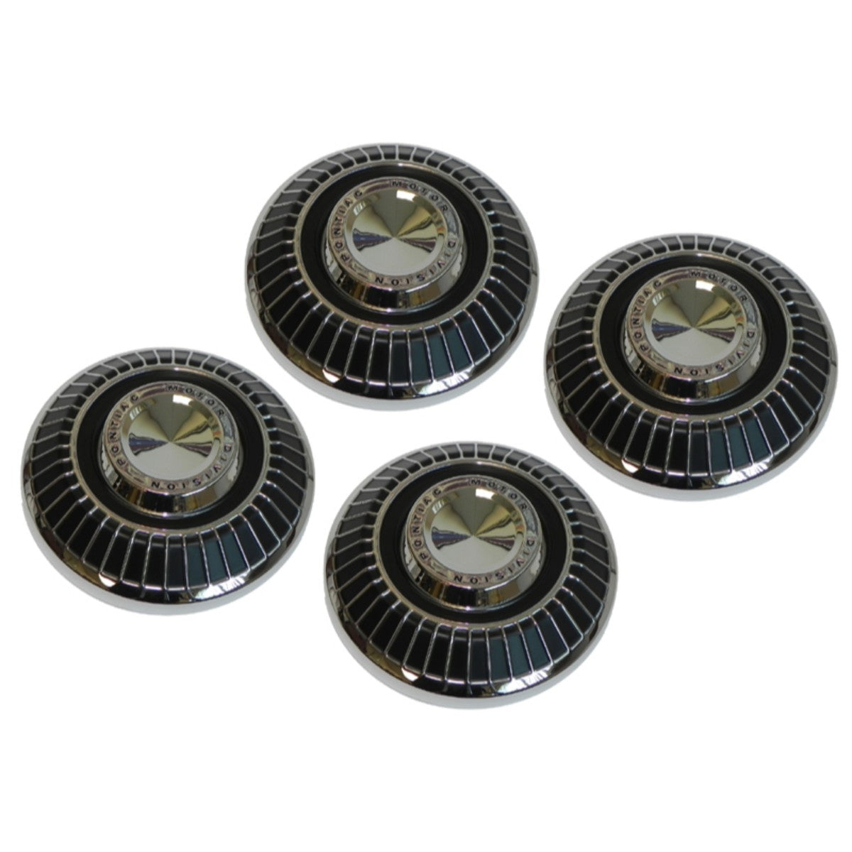 1964-71 Pontiac Standard Dog Dish Hub Cap, Kit of 4 – Inline Tube