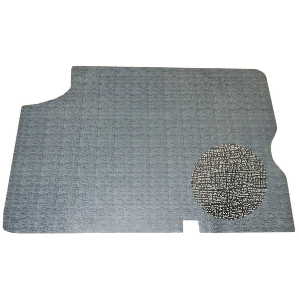 1964-65 Chevrolet Chevelle Trunk Mat Vinyl Gray And Black Crowsfoot Pattern Felt Backing 1pc