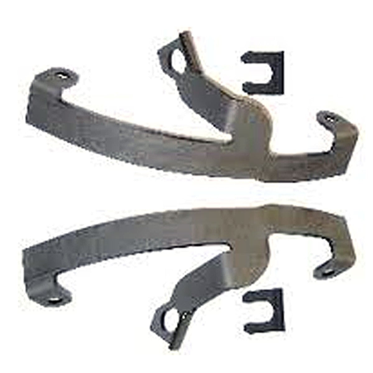 1966-69 Charger, Cornet, B-Body, Front Disc Brake Hose Brackets At Caliper. 4 piston caliper.4pc