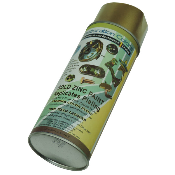 Gold Zinc Plating Look Spray Paint 1pc