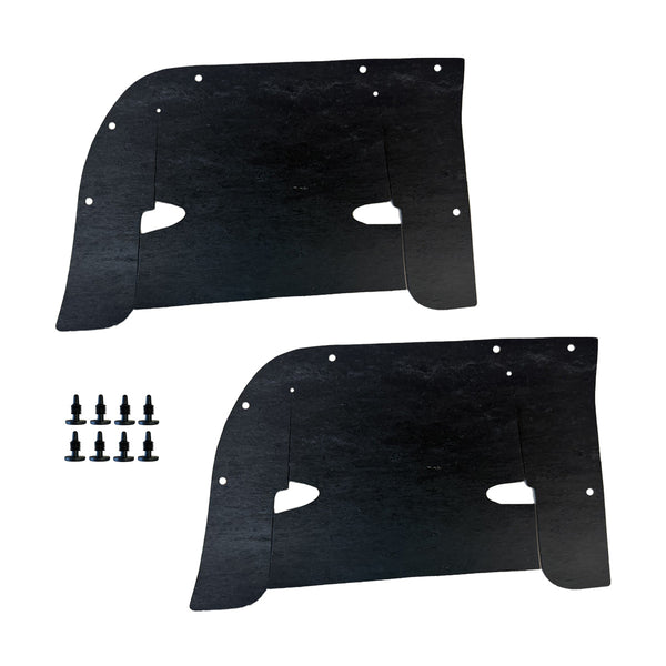 1958 Chevrolet Bel Air Biscayne A-Arm Splash Shields With Fasteners 2pc