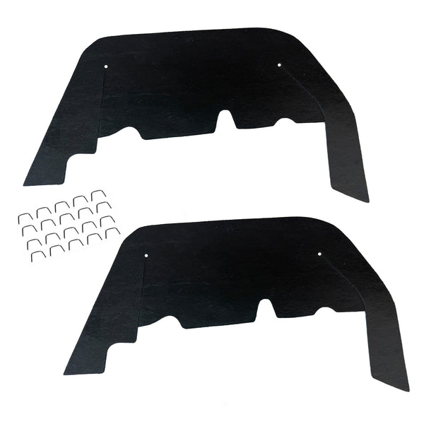 1966 Chevrolet Impala Biscayne A-Arm Splash Shields With Staples 2pc