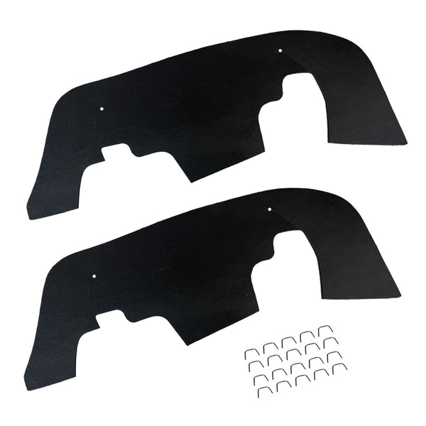 1967 Chevrolet Impala Biscayne A-Arm Splash Shields With Staples 2pc