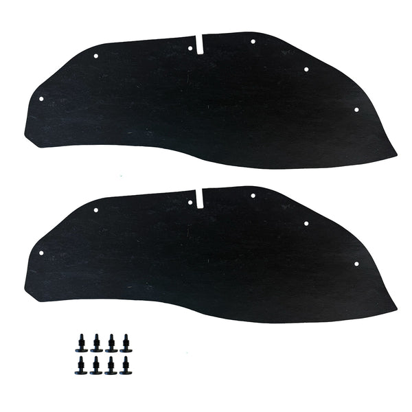 1977-81 Chevrolet Impala Caprice A-Arm Splash Shields With Fasteners 2pc