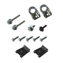 1969-72 Pontiac Lemans GTO Under Dash Duct Center Vent Distribution Mounting Hardware Kit With Light Brackets 16pc