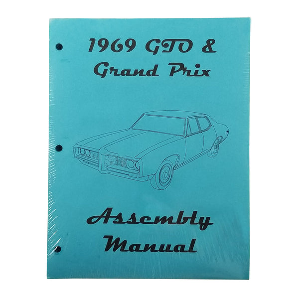 1969 Pontiac Lemans GTO Grand Prix Factory Assembly Manual