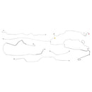 1973 Ford F100 F150 2wd Brake Line Kit 8pc, Shortbed, Stainless