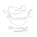 1967-68 Pontiac Firebird Valve at Master Disc Brake Conversion Brake Line Kit 9pc, Stainless